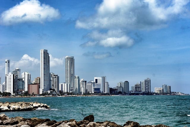 Vista de Cartagena, Colombia