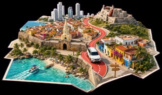 Explora Cartagena con tu carro de alquiler