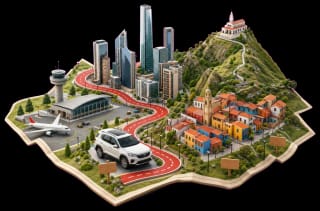 Explora Bogotá con tu carro de alquiler